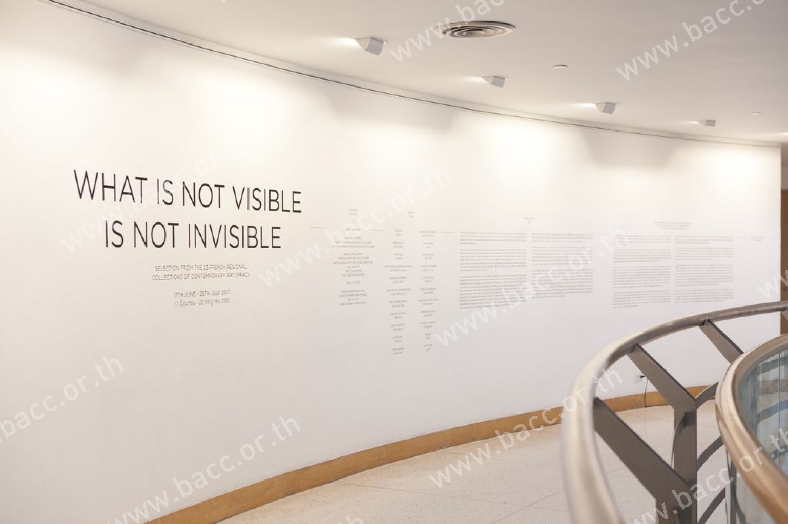 What is not visible is not invisible : Selection from the 23 French Regional Collections of Contemporary Art (FRAC)