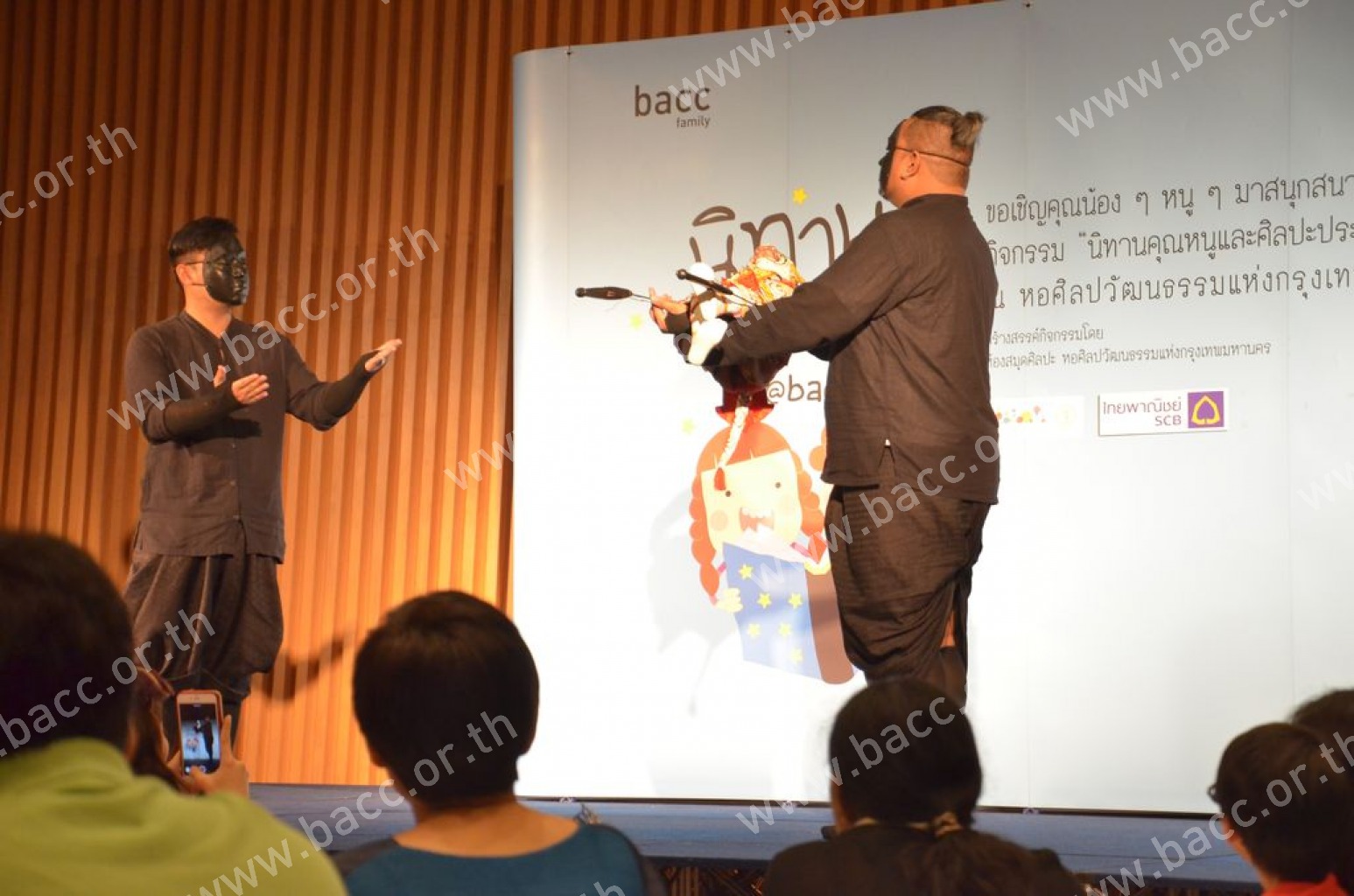 Storytelling Activity for Kids Puppet performance “Ramayana, Nang Loi Episode: Hanuman Caught Nang Benyakai Act”