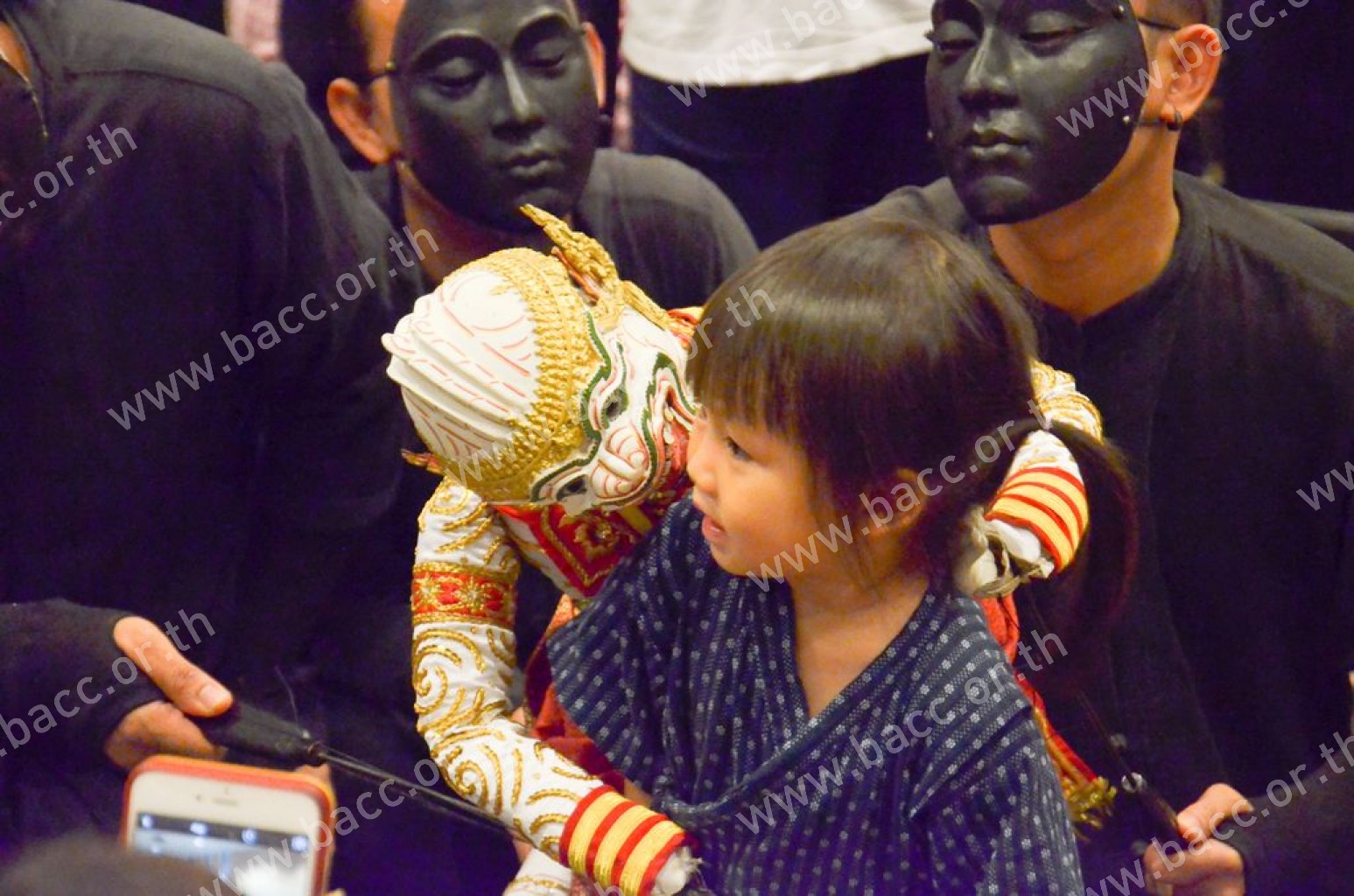 Storytelling Activity for Kids Puppet performance “Ramayana, Nang Loi Episode: Hanuman Caught Nang Benyakai Act”
