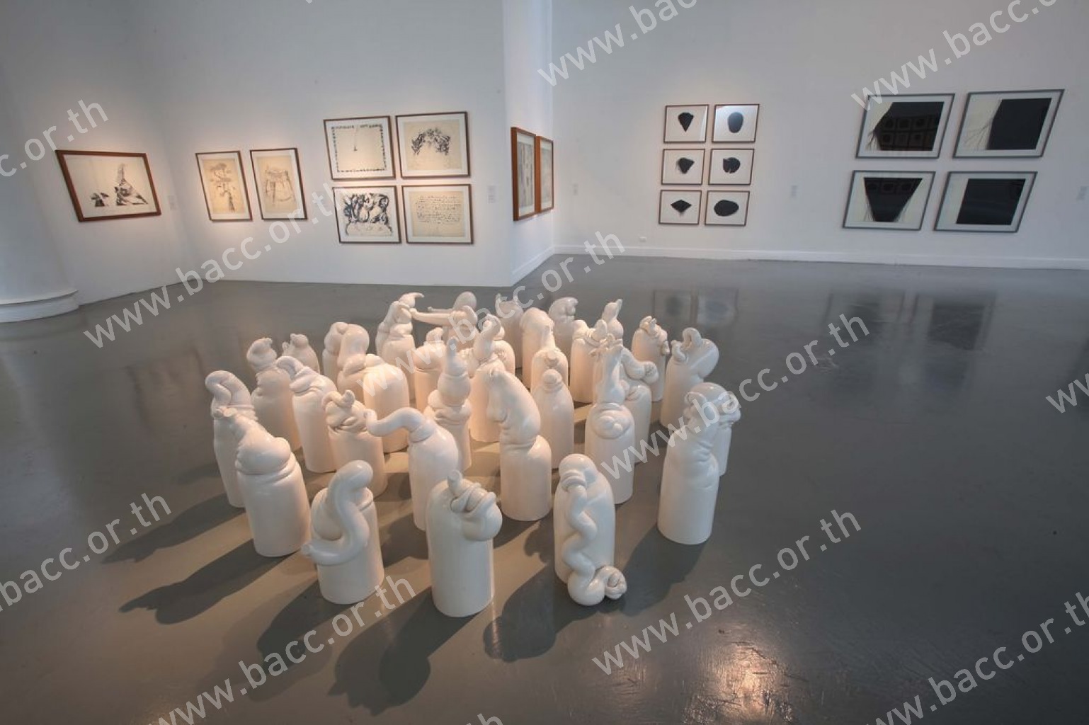 Thai Cartoons and abstract illustration exhibition